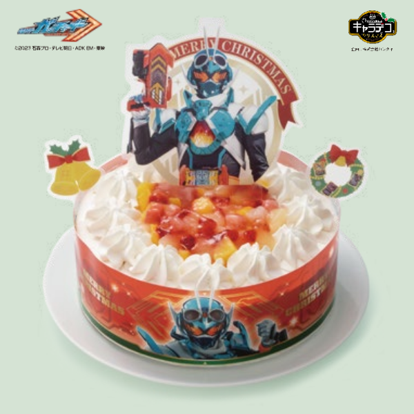 【タカキベーカリー】卵・乳・小麦を使わないケーキ キャラデコクリスマス 仮面ライダーガッチャード 商品サムネイル
